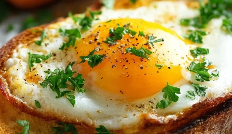 Delicious Air Fryer Egg and Cheese Toast served on a plate