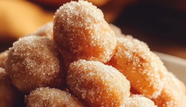 3-Ingredient Banana Donut Holes served on a plate