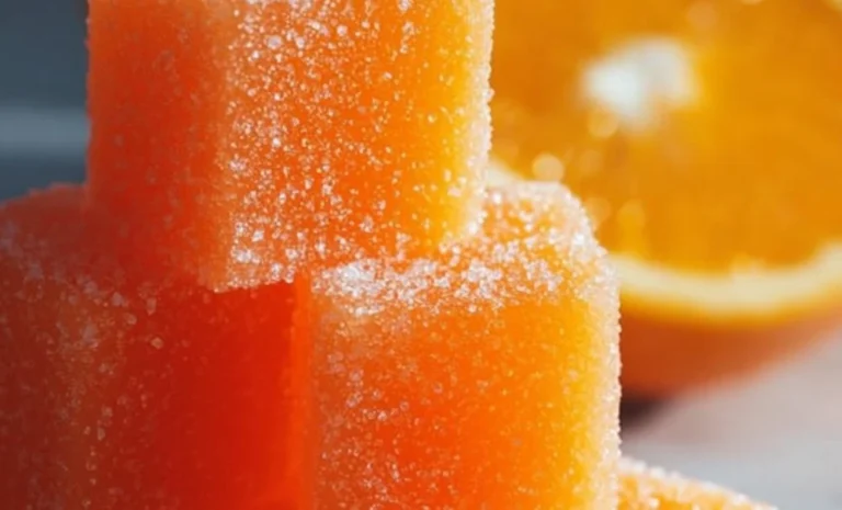 Three-Ingredient Orange Candy made with fresh ingredients