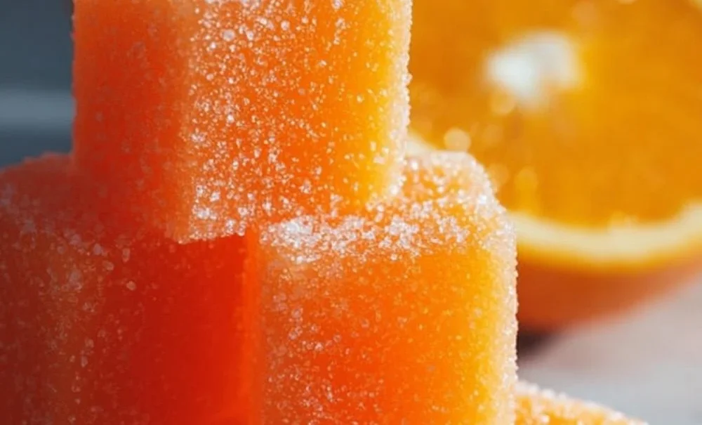 Three-Ingredient Orange Candy made with fresh ingredients