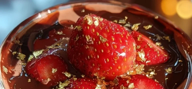 Dubai Chocolate Strawberry Cup dessert with fresh strawberries and rich chocolate