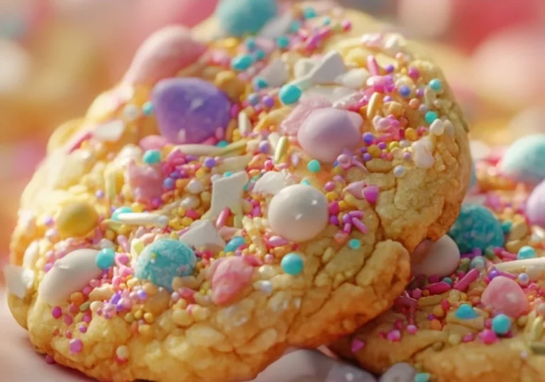 Colorful and decorated Easter cookies for festive celebrations