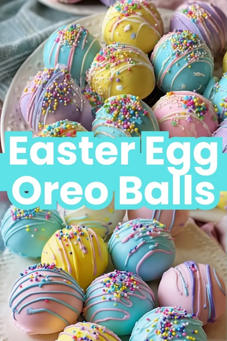 Easter Egg Oreo Balls decorated for a festive celebration