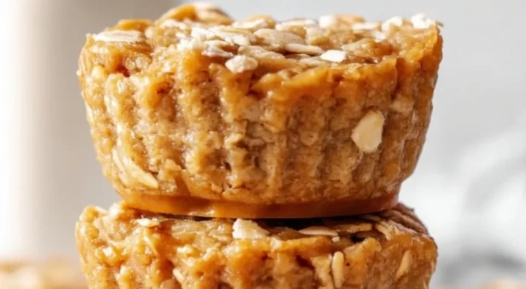Delicious homemade peanut butter cookies on a wooden table