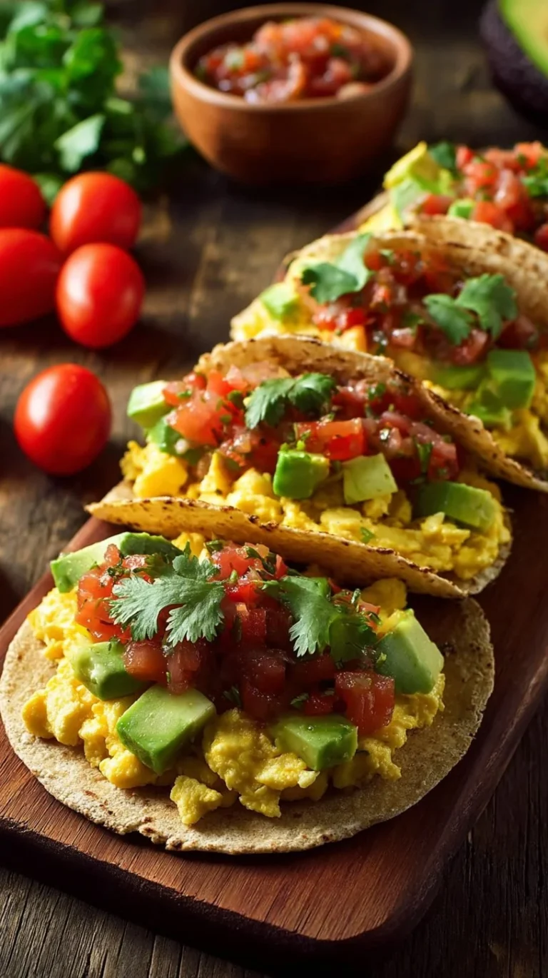 Delicious breakfast tostadas topped with fresh ingredients