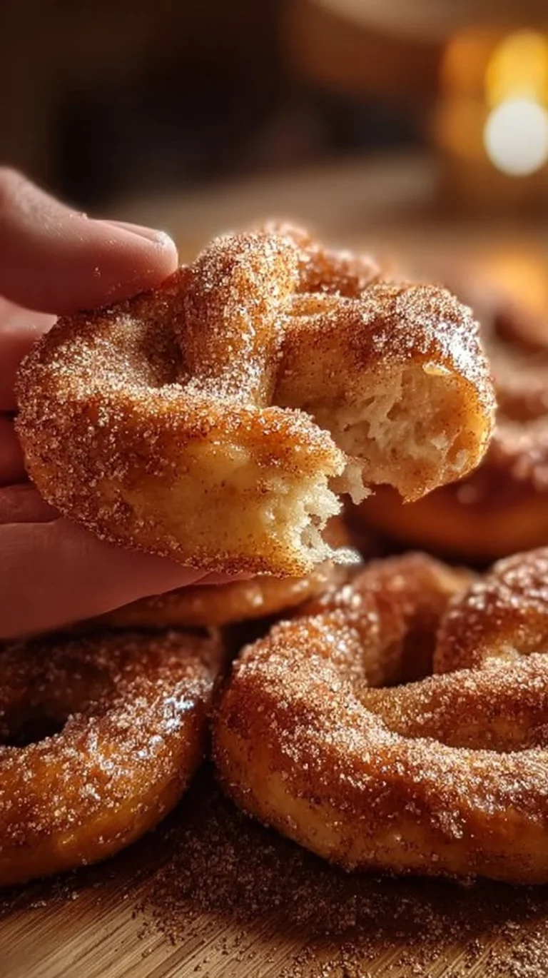 Delicious cinnamon sugar soft pretzels fresh out of the oven