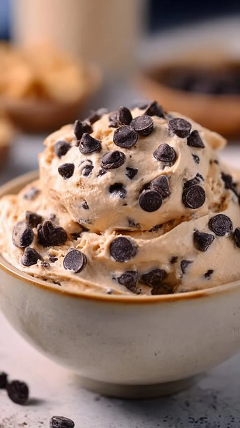 Delicious cookie dough protein dip recipe for a healthy snack