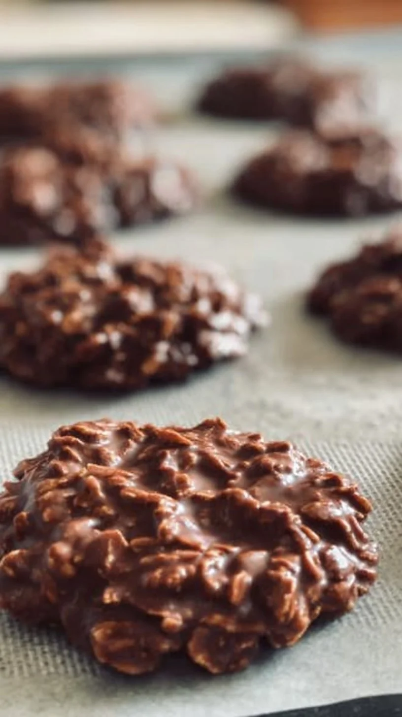 Healthy no bake cookies made with wholesome ingredients for a quick, tasty treat.