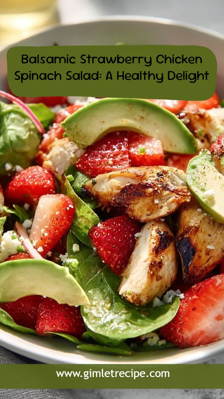 Balsamic Strawberry Chicken Salad Recipe