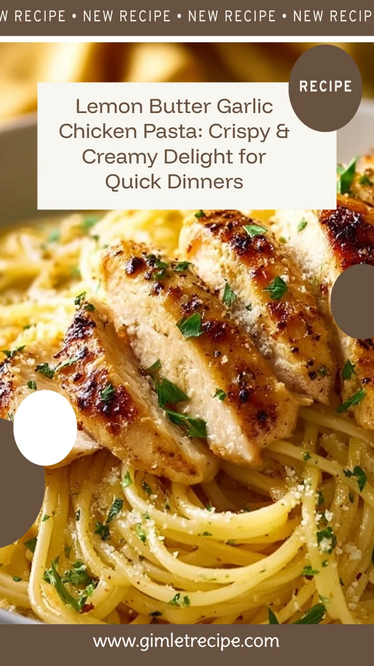 Lemon Butter Garlic Chicken Pasta