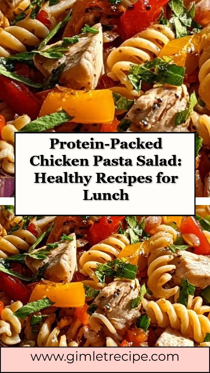 Protein-Packed Chicken Pasta Salad